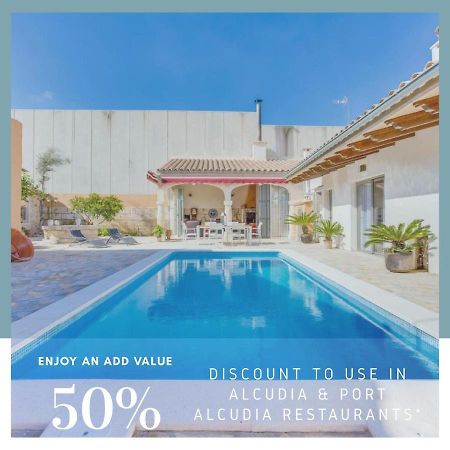 Ca Na Pessina,Con Piscina Privada Villa Sa Pobla Luaran gambar
