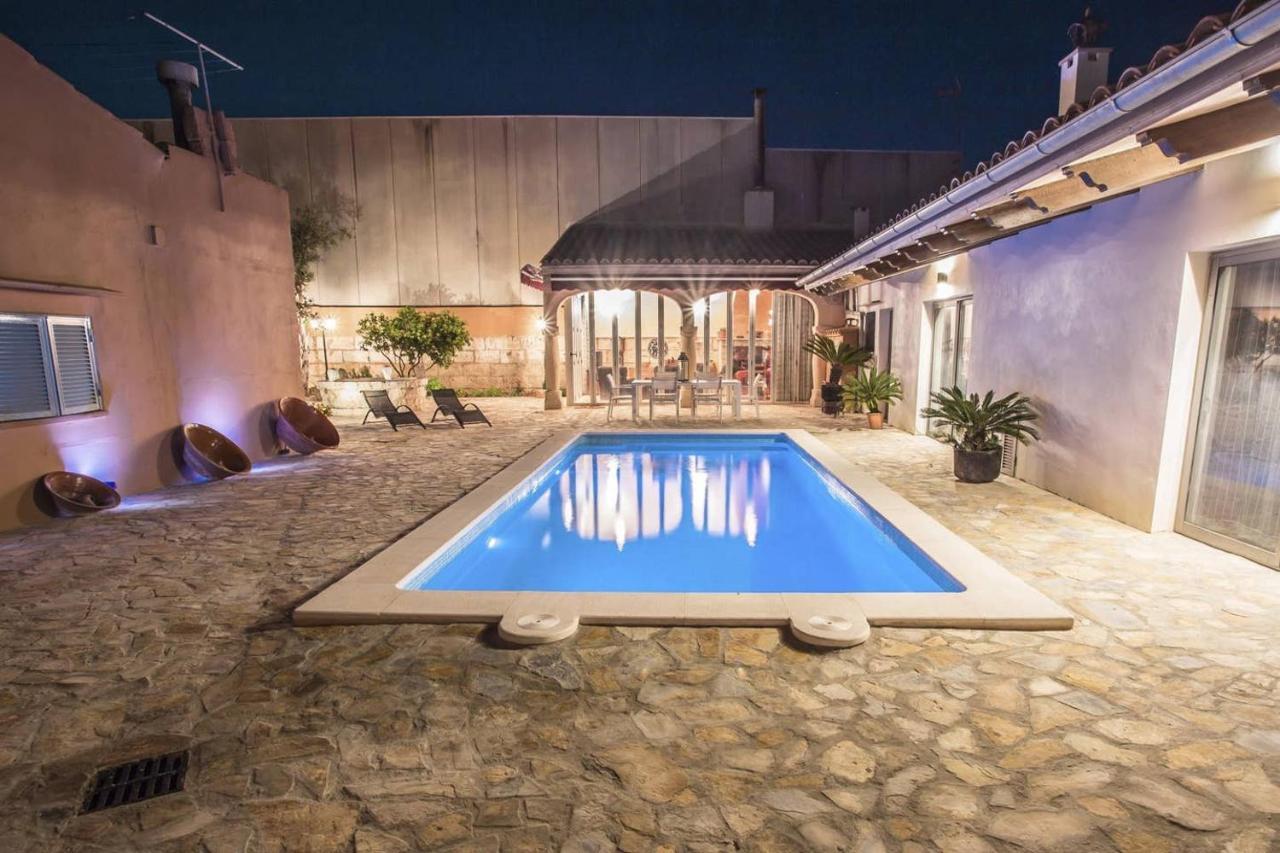 Ca Na Pessina,Con Piscina Privada Villa Sa Pobla Luaran gambar