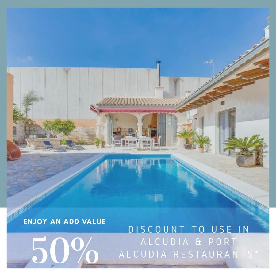 Ca Na Pessina,Con Piscina Privada Villa Sa Pobla Luaran gambar
