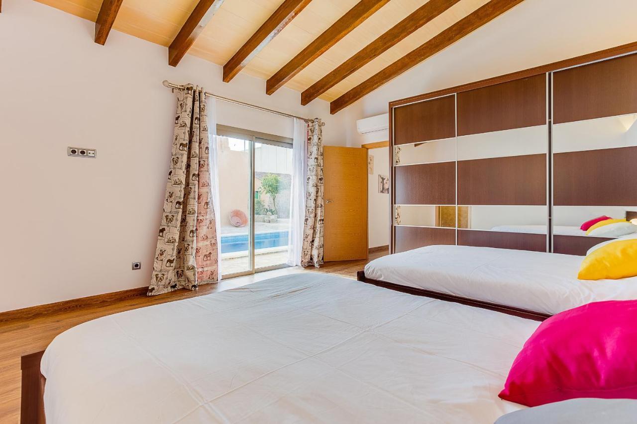 Ca Na Pessina,Con Piscina Privada Villa Sa Pobla Luaran gambar